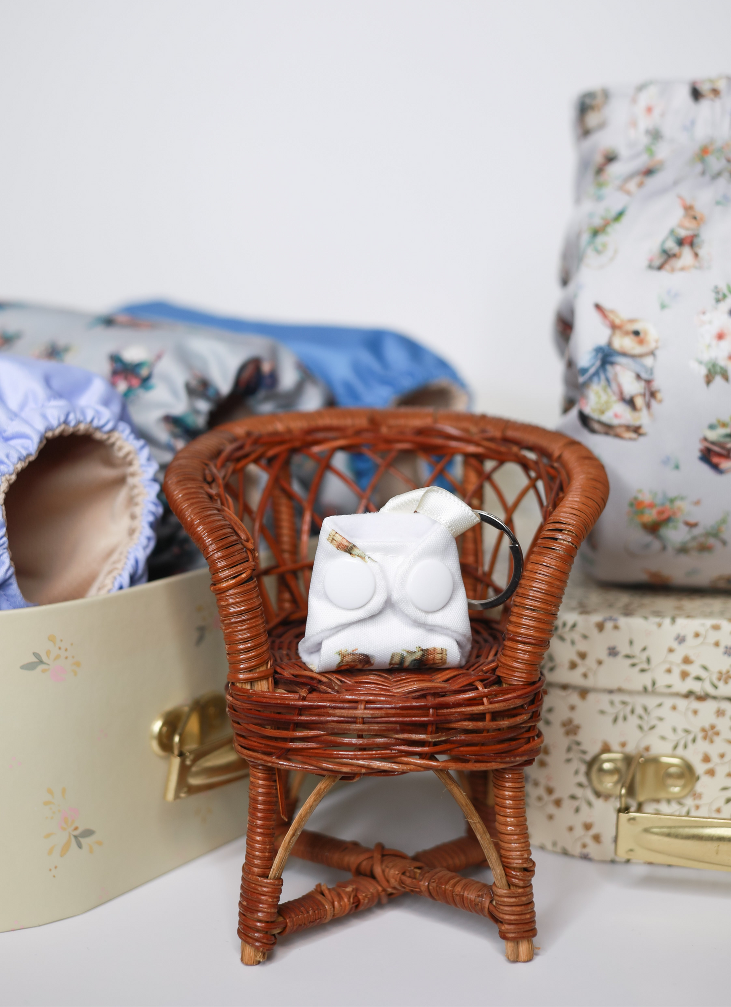 Diaper keychain